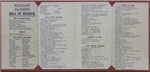Budleigh Salterton Roll of Honour